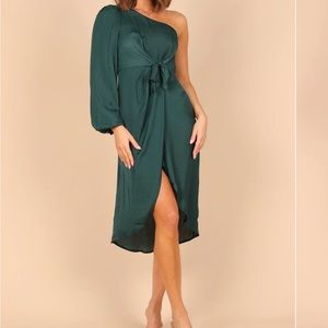 Ezme One Shoulder Midi Dress
